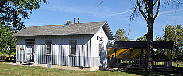 AuGlaize Village and Farm Museum Jewell Railroad Depot AuGlaize Village and Farm Museum Jewell Railroad Depot