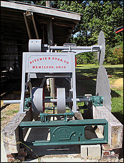 AuGlaize Village & Farm Museum—Restored Ritchie & Dyer Co.'s Saw
