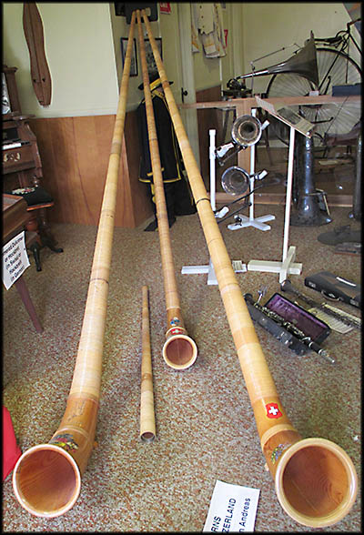 Alpine Hills Historical Museum Alphorns