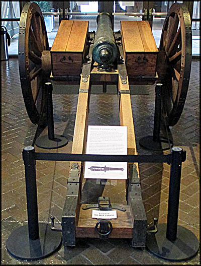 Charleston Museum bronze cannon (Exhibit E)