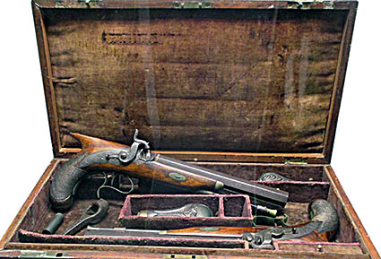 Charleston Museum dueling pistols (Exhibit O)