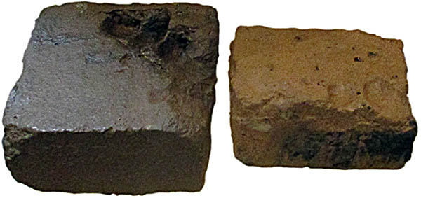 Charleston Museum brick with slave’s fingerprints (Exhibit K)