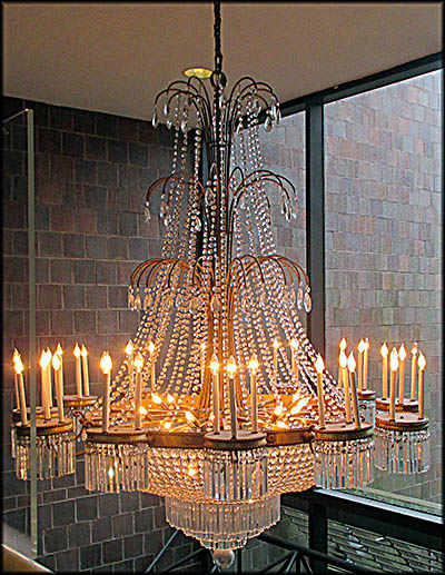 Charleston Museum electric chandelier (Exhibit B)