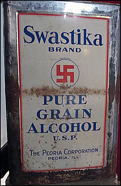 D-Day Ohio WWII Museum Swastikas were a popular symbol on American products before the Nazis appropriated them for their own nefarious purposes.