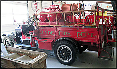 Clyde Museum 1926 Ford Motor Firetruck
