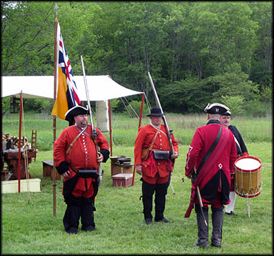 Fort Necessity British Solider Reenactors