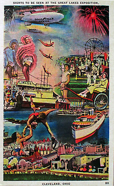 Cleveland History Center Poster for the Great Lakes Exposition