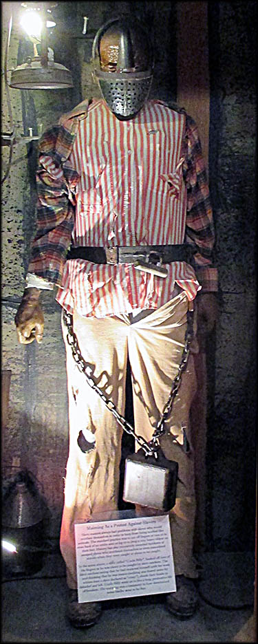National Great Blacks in Wax Museum The iron mask would stay on until the slave submitted or died from lack of food and water
