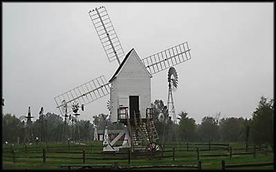 Mid-American Windmill Museum Post windmill