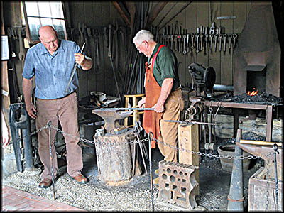 Pioneer Village Town Center Blacksmiths