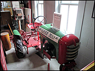 Salem Historical Society Museum Quaker Mule Tractor