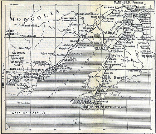 Map of South Manchuria