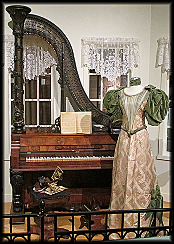 William McKinley Presidential Library & Museum This is one of two known harp pianos in the world. The other one is also in Ohio at the Stan Hywet Hall and Gardens, which the author has also visited.