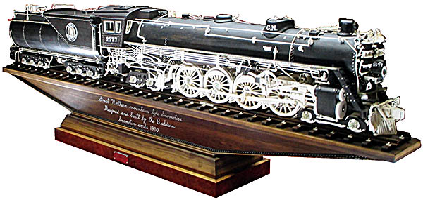 Warther Museum Mooney considered the Great Northern Locomotive his best work.
