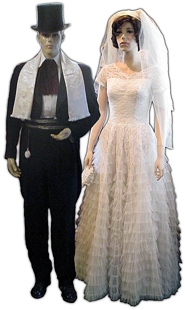 Ashland County Historical Society An unhappy-looking bride and groom
