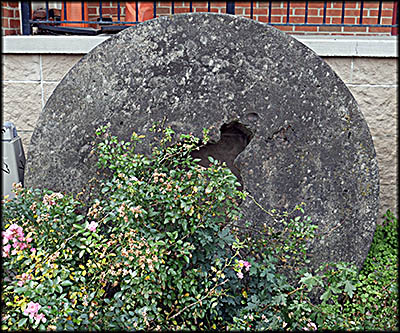 Millstone from the old gristmill along Tinkers Creek.