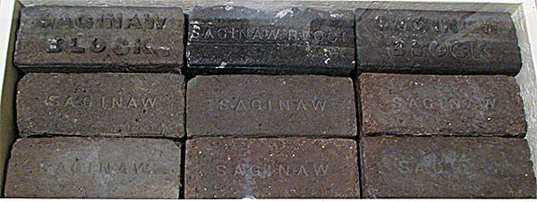 Castle Museum of Saginaw County History Bricks made by the Saginaw Paving Brick Company