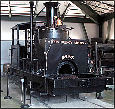 Carillon Historical Park John Quincy Adams Locomotive