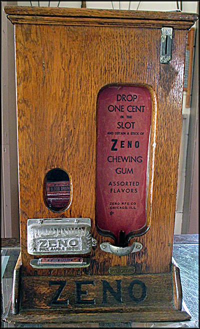Century Village Museum Zeno Gum Machine