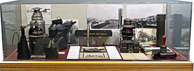 Inside Dennison Railroad Depot Museum