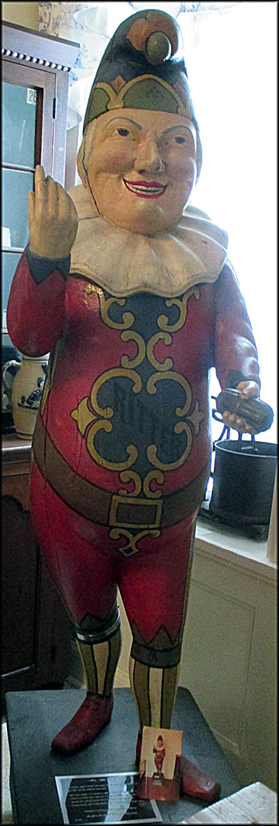 Follett House Museum Creepy Statue of Punch