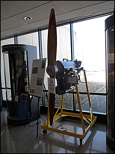 International Women’s Air and Space Museum This Ranger aircraft engine was made by the Fairchild Engine & Aircraft Co. in Farmingdale, New York.