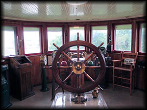 Fairport Harbor Lighthouse & Museum This is the pilothouse attached to the museum and taken from the Great Lakes’ ship Frontenac