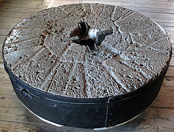 Issac Ludwig Mill Millstone Made from French Granite