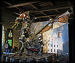 Keeper guards the top floor of the White Tower