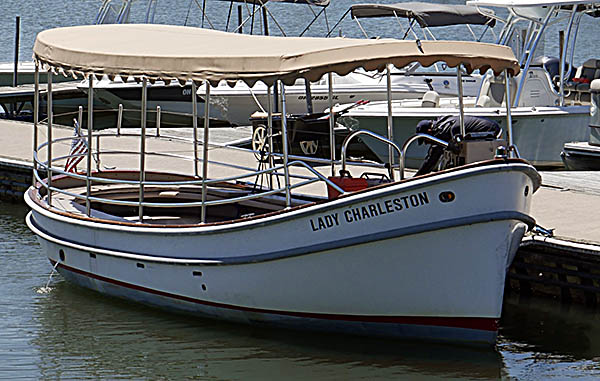 Lorain History Boat Tour: The Lady Charleston served as the tour boat.