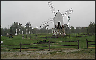 Mid-American Windmill Museum Post windmill