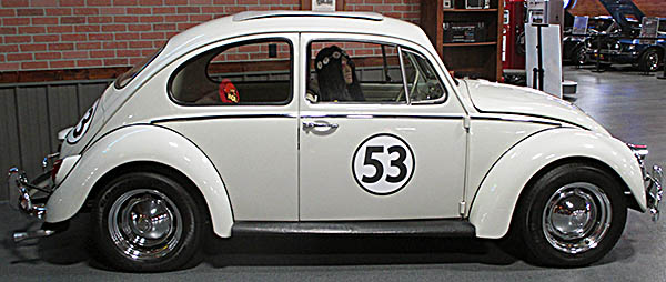 Millbury Classic Cars & Trucks Museum Herbie from the Love Bug and its sequels.