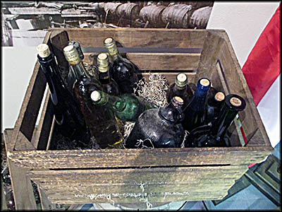 Maritime Museum of Sandusky Crate of Liquor in the Rumrunners Exhibit 