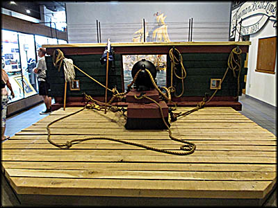 Maritime Museum of Sandusky Partial Deck of a Ship from the Battle of Lake Erie