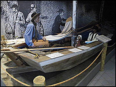 Maritime Museum of Sandusky This Sharpie replica has an escaped slave on board.