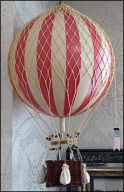Milan Museum—Model of Sameul Winchester's hydrogen balloon.