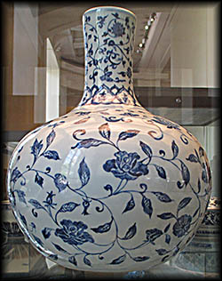 I have decided Ming vases such as this one in the British Museum look exactly the same as the preceding and succeeding dynas