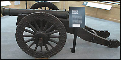 Rutherford B. Hayes Presidential Library and Museums This Chinese cannon was looted from the Forbidden City in Peking (Beijing).