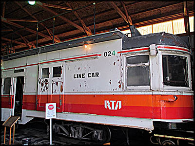 Historical Society of Old Brooklyn Museum This decommissioned RTA train car at the Northern Ohio Railway Museum is part of the system that traces it origins to the one started by Mayor Tom Johnson