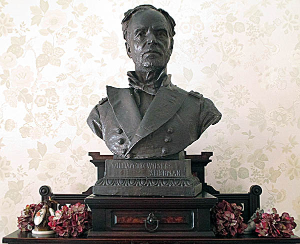 Sherman House Museum Bust of William Tecumseh Sherman
