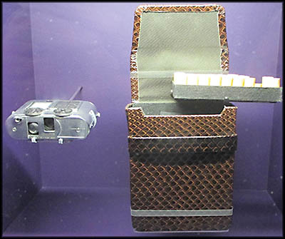 International Spy Museum Tessina Camera in a Cigarette Case