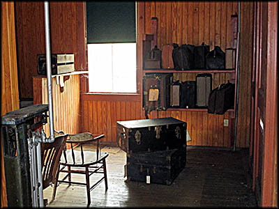 Baggage Area of the Thurmond Depot