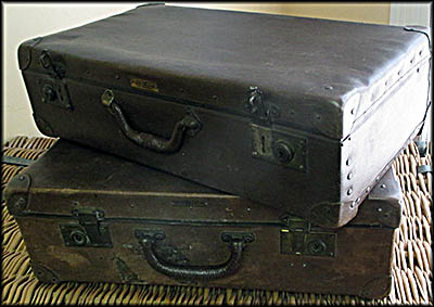 Ukrainian Museum-Archives Luggage used by Ukrainians escaping to the United States.