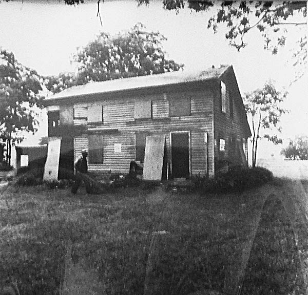 Wolcott Heritage Center The Gilbert-Flanigan house before its restoration.