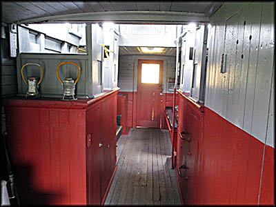 Wolcott Heritage Center Caboose at the Clover Leaf Depot